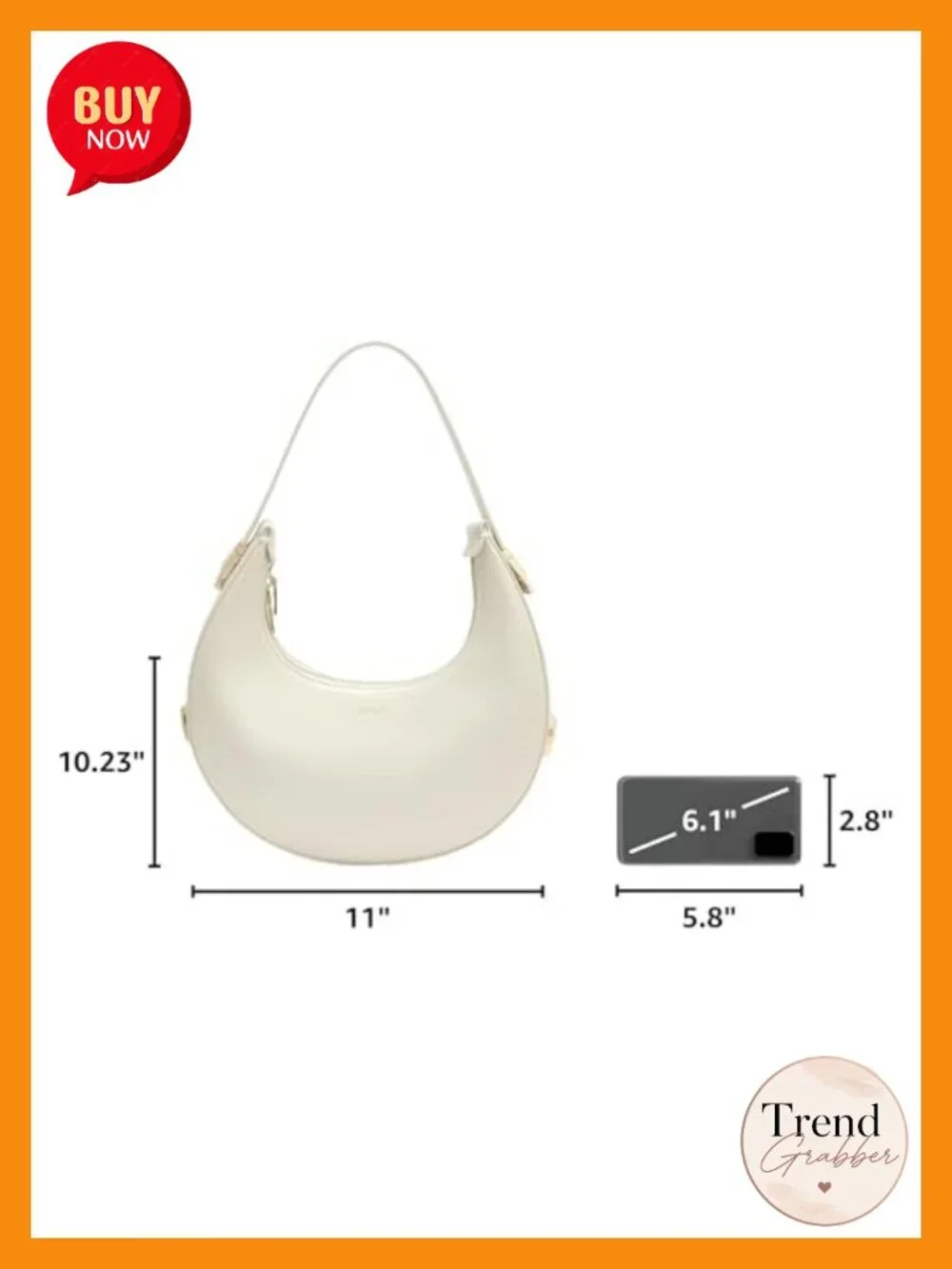 Women's 3-Way Adjustable Strap PU Leather Hobo Shoulder Bag with 2 Zipper